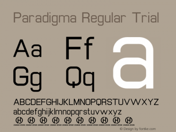 Paradigma Regular Trial Version 1.00图片样张