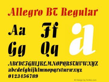 Allegro BT Version 1.01 emb4-OT图片样张