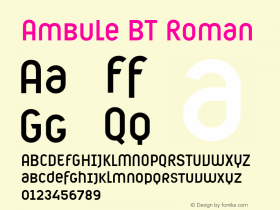 Ambule BT Roman Version 1.01 emb4-OT图片样张