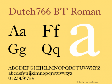 Dutch766 BT Roman Version 1.01 emb4-OT图片样张