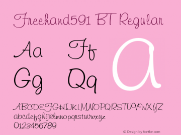 Freehand591 BT Version 1.01 emb4-OT图片样张