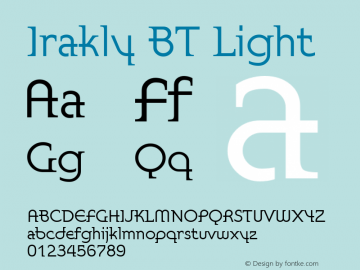 Irakly BT Light Version 1.00图片样张