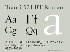 Transit521 BT Roman Version 1.01 emb4-OT图片样张