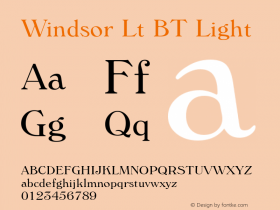 Windsor Lt BT Light Version 1.01 emb4-OT图片样张