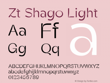 Zt Shago Light Version 1.000图片样张