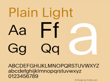 Plain Light Version 2.002图片样张