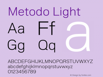 Metodo Light Version 1.001; build 0001图片样张