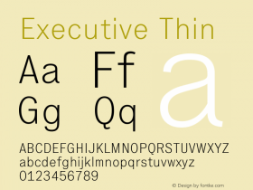 Executive Thin Version 2.001图片样张