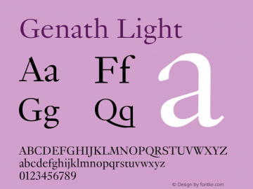 Genath Light Version 4.001图片样张