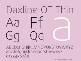 Daxline OT Thin Version 7.504; 2006; Build 1025图片样张