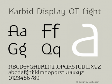 Karbid Display OT Light Version 7.60图片样张