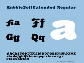 BubbleSoftExtended Regular Rev. 003.000图片样张