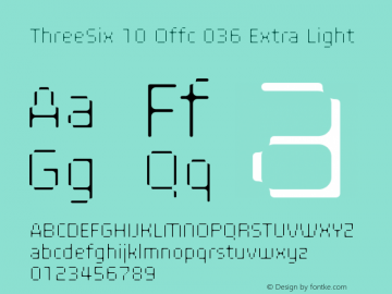 ThreeSix 10 Offc 036 Exlig Version 7.504; 2012; Build 1020图片样张