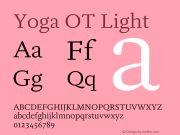Yoga OT Light Version 7.600, build 1028, FoPs, FL 5.04图片样张