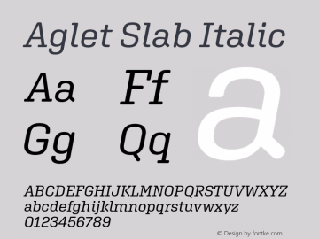 Aglet Slab Italic V�e�r�s�i�o�n� �1�.�0�0�2�;�h�o�t�c�o�n�v� �1�.�0�.�1�1�6�;�m�a�k�e�o�t�f�e�x�e� �2�.�5�.�6�5�6�0�1图片样张