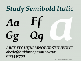 Study Semibold Italic V�e�r�s�i�o�n� �1�.�0�2�0�;�h�o�t�c�o�n�v� �1�.�0�.�1�1�6�;�m�a�k�e�o�t�f�e�x�e� �2�.�5�.�6�5�6�0�1图片样张