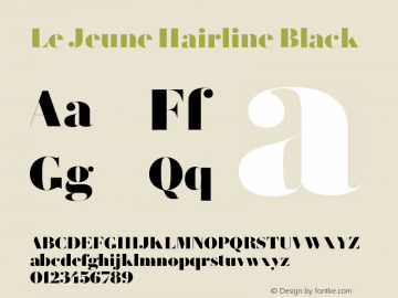 Le Jeune Hairline Black Version 1.1 2016图片样张