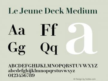 Le Jeune Deck Medium Version 1.1 2016图片样张
