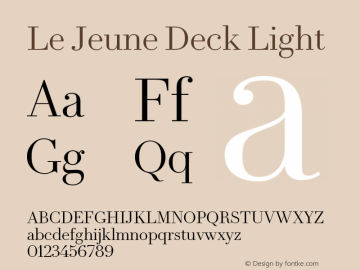 Le Jeune Deck Light Version 1.1 2016图片样张