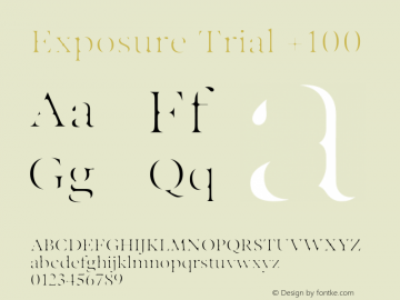 Exposure Trial +100 Version 1.000;FEAKit 1.0图片样张