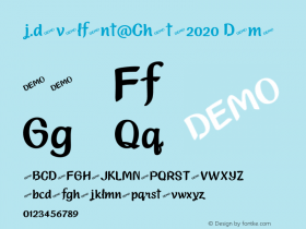 j.devilfont@Chuti2020 Demo Version 1.0图片样张