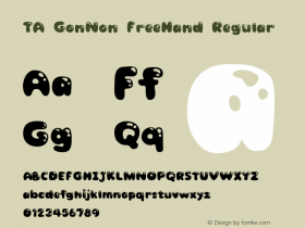 TA GonNon FreeHand Normal Version 0.100图片样张