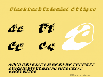 FlashbackExtended Oblique Rev. 003.000 Font Sample