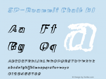 SP-Ruammit Chalk HI Version 2.000;December 7, 2021;FontCreator 14.0.0.2793 64-bit图片样张