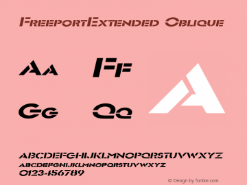 FreeportExtended Oblique Rev. 003.000图片样张