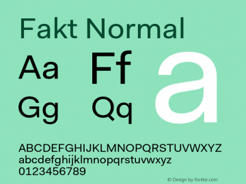 Fakt-Normal Version 4.001; build 0011图片样张