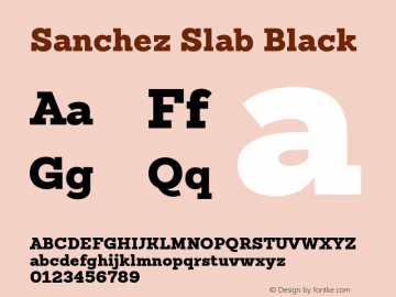 SanchezSlab-Black Version 001.000图片样张