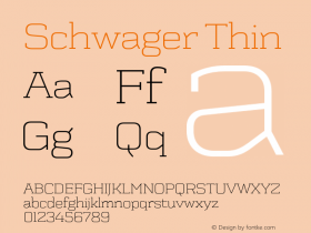 SchwagerThin Version 001.001图片样张