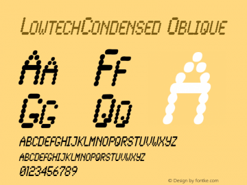 LowtechCondensed Oblique Rev. 003.000图片样张