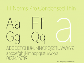 TT Norms Pro Condensed Thin Version 3.000.12072021图片样张