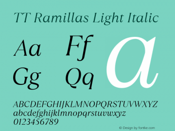 TT Ramillas Light Italic 1.000.21092020图片样张