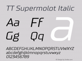 TT Supermolot Italic Version 1.010.27032020图片样张