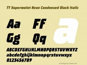 TT Supermolot Neue Condensed Black Italic Version 2.000.04082021图片样张