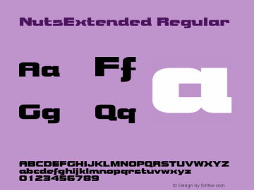 NutsExtended Regular Rev. 003.000图片样张
