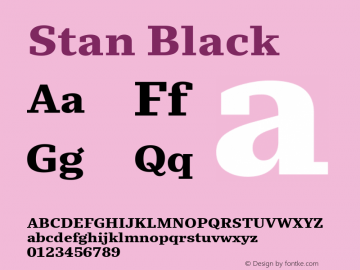 Stan Black Version 3.001图片样张