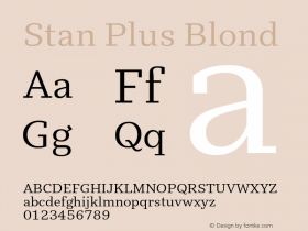 StanPlus-Blond Version 3.001图片样张