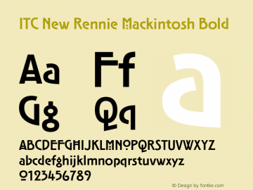ITC New Rennie Mackintosh Bd Version 1.00, build 3, s3图片样张