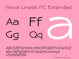 NovaLinetaITC-Extended Version 1.00图片样张