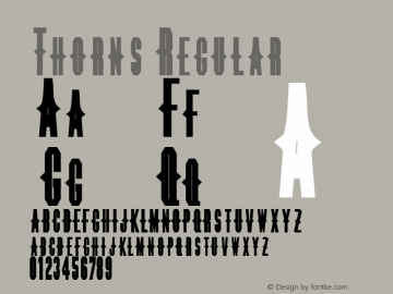 Thorns Regular Rev. 003.000图片样张