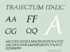 Traiectum Italic Version 1.000图片样张