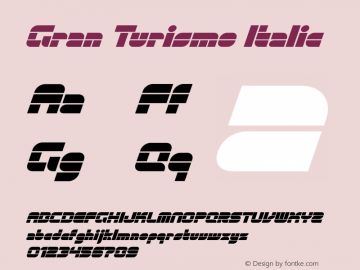 GranTurismo-Italic Version 2.000图片样张