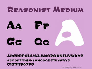 Reasonist Medium Version 2.000图片样张