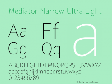 Mediator Narrow Ultra Light Version 1.0图片样张