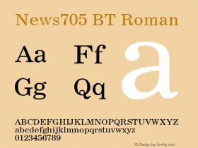 News705 BT Roman Version 1.01 emb4-OT图片样张