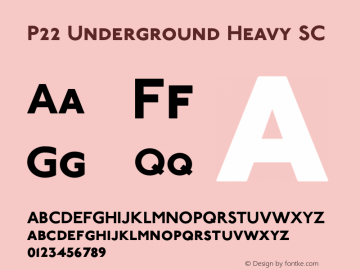 P22UndergroundHeavySC Version 3.000图片样张