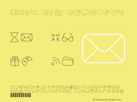 Panton Icons B Light Version 1.000;PS 001.000;hotconv 1.0.88;makeotf.lib2.5.64775图片样张